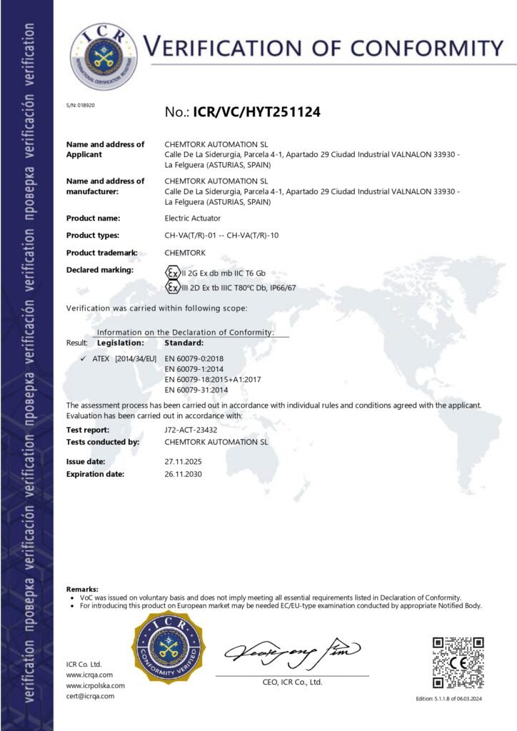 Chemtork ATEX – Electric-2025