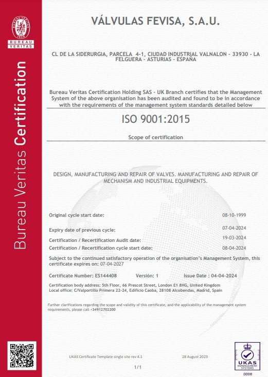 Fevisa-ISO-9001